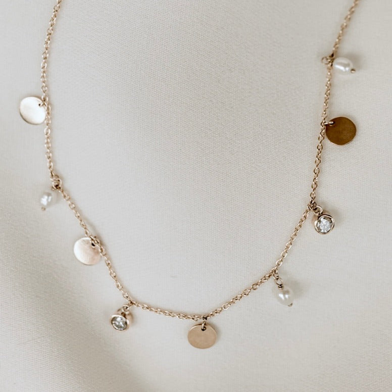 Gold Multi-charm Necklace