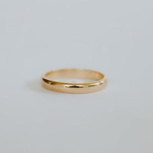  gents 9ct yellow gold wedding band